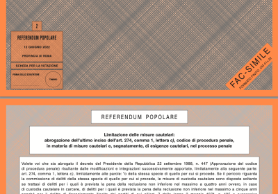 REFERENDUM 12 GIUGNO 2022: QUESITO N. 2